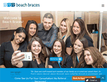 Tablet Screenshot of beachbraces.ca